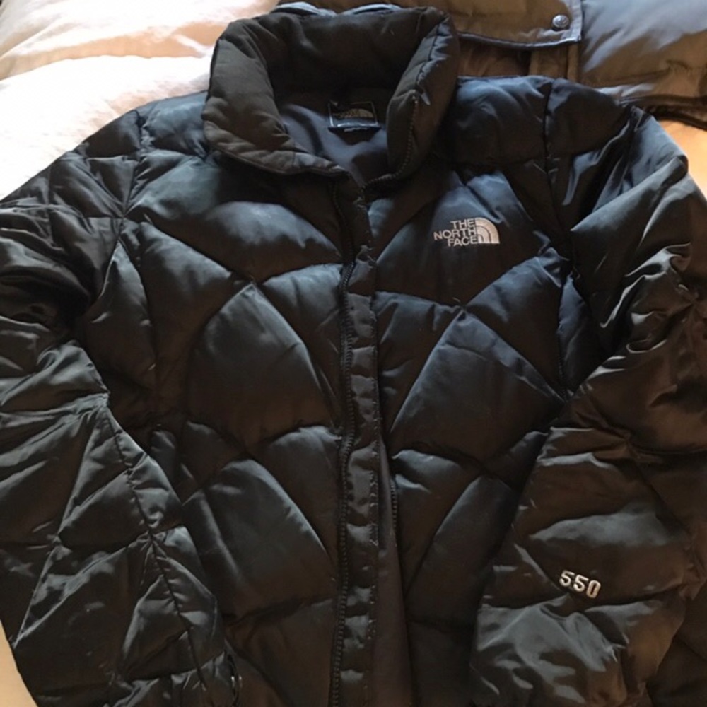 The North Face 550 fill down coat.